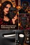 Halloween Black Anonymous Men's Face Mask—Paintable—Halloween Party and Costume Accessory