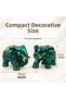 Luxury Alloy Metal Figurine-Adorned Lidded Decorative Ashtray and Jewelry Storage Box, Metal Ornament, 18 cm, Set of 2 - 5