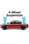 White 1:24 Scale BMW 760Li Metal Toy Car with Opening Hood and Trunk Doors, Light-Up and Sound-Activated Model Car - 5