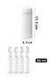 Set of 4 Travel Bottles, White - 8