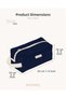 Handmade Midnight Blue Velvet Clutch Bag, Orven Collection: Midnight - 5