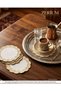 Premium 6-Pack Cocktail and Coffee Coasters with Gold Star Embroidery - 7