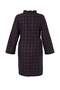 Navy Blue-Multicolor Woven Plus Size Dress Tbbaw27Ah00106 - 3