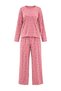 Multicolor Heart 30/1 Combed Single Jersey Knitted Pajamas Set Thmaw27Pt00285 - 2