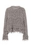 Anthracite Tassel Detailed Soft Textured Knitwear Sweater Twoaw27Kz00334 - 3