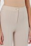 Women's Black High Waist Cinch Flare Leg Palazzo Pants - 5