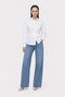 Pre-Gathered Poplin Shirt