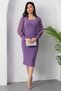 Chiffon Dress with Sleeves 13389
