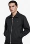 Men's zippered polo collar pocket sweat jacket - 2