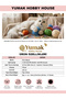 Madame Peti̇te Antipilling Black Hand Knitting Yarn (3 Pieces) (Amigurumi Yarn) - Color: 999 - 4