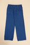 Elasticated Waist Girls' Trousers with Bow Embroidery - 4