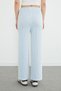 Striped Wide Leg Trousers with Elastic Waist - 8