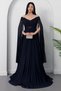 Strapless Neckline Pleated Tulle Dress Dmn0354 - 5