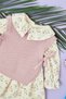 Floral Knitwear Sweater Girl's Dress - 3