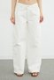 Pocket Embroidered Belt Detailed Jean - 5