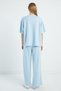 Side Striped Crew Neck Modal 2-Piece Set - 8