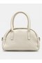 Women's Beige Alin Model Silver Ring Detailed Hand & Shoulder Bag - 3