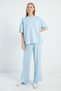 Side Striped Crew Neck Modal 2-Piece Set - 6