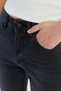 Zippered Cut-Off Hem Mom Jeans - 3