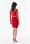 Tulle Detailed Heart Collar Crop Blouse - 3