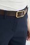 High Waist Palazzo Trousers with Belt Detail - 5