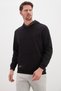 Printed Hooded Kangaroo Pocket Sweatshirt - 5