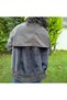 Hopefuldesign Plush Detailed Plush-Collar Adjustable Elastic Inflatable Coat - 2