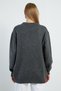 Beaded Floral Embroidered Knit Sweater - 8