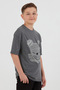 Teddy Bear Printed Crew Neck Boys T-Shirt