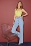 High Waist Jeans with Stones - 3