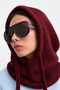 Adjustable Knitwear Thick Knit Cap, Balaclava, Knitwear Cap, Beanie, Hooded Cap, Knitwear Knit - 2