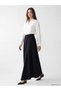 Zippered Waist Flared Skirt for Style Enthusiasts from Uzg Store - 2