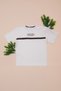 Text Printed Striped Boys' T-Shirt