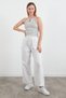 Halter Neckline Body with Striped Ring Detail - 2