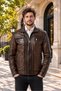 Jack Genuine Leather Men's Chestnut Brown Jacket