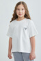 Striped Crew Neck Girls' 2-Piece Set - 6