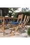 KLÖSAN Chair cushion, outdoor - dark blue 35 cm - 3