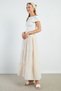 Striped Layered Maxi Skirt - 4