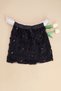 Floral Elastic Waist Glittery Girls' Skirt - 3