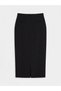 Timeless Clothing & Timeless Choices Zipper-Front Slit Midi Skirt - 6