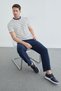 Elastic Waist Muslin Fabric Trousers