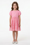 Embroidered Detailed Bowknot Girl's Dress - 2