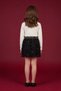 Floral Elastic Waist Glittery Girls' Skirt - 2