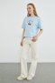 Cherry Printed Crew Neck Casual T-Shirt - 5