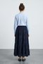 Tasseled Elastic Waist Maxi Skirt - 3