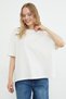 Transparent Butterfly Embroidered Oversize T-Shirt - 5