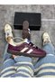 Unisex Lace-Up Sports Shoes-Beige-Black - 2