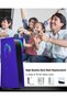غطاء أمامي لجهاز PS5 إصدار الأقراص، غطاء بديل مقاوم للخدش والغبار مع حلقة RGB، باللون الأرجواني - 6