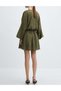 Rochie scurta, Verde - 3