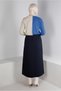COLLAR TIE TWO COLOR KNITWEAR SWEATER 43187 - 5